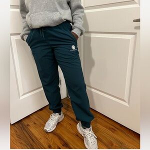 Aime Leon Dore x New Balance nylon track pants in green